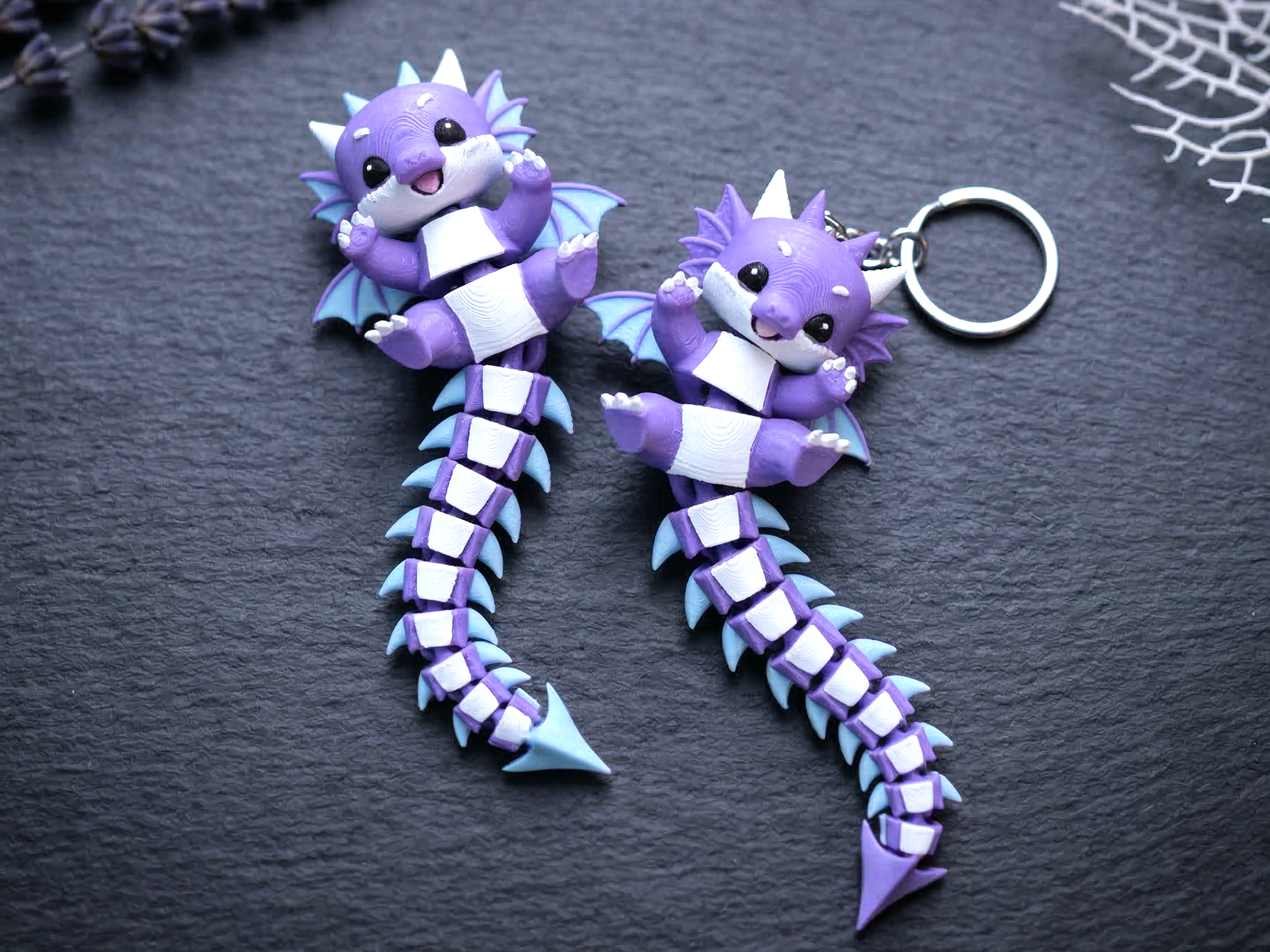 Fluffy Mascots™ Dragón Articulado