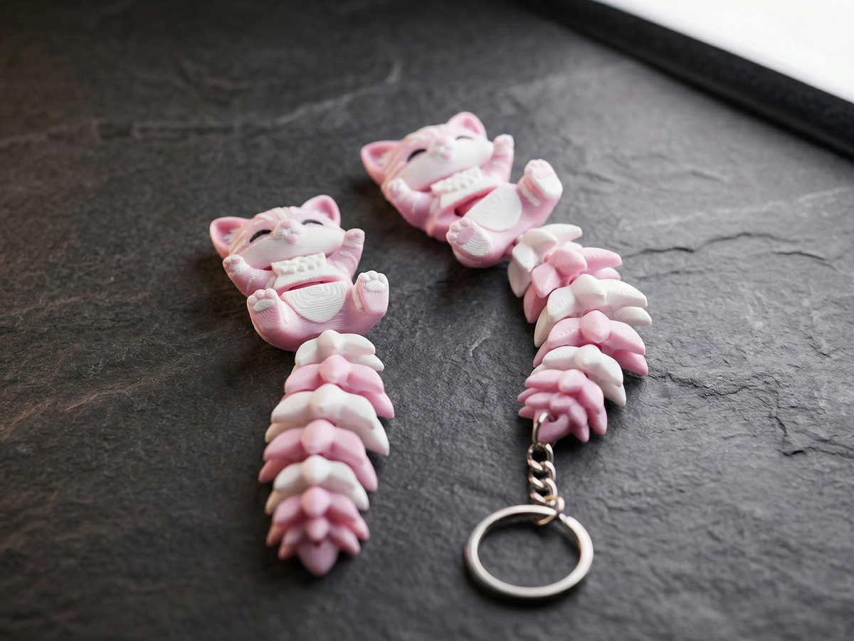 Fluffy Mascots™ Gatito Articulado