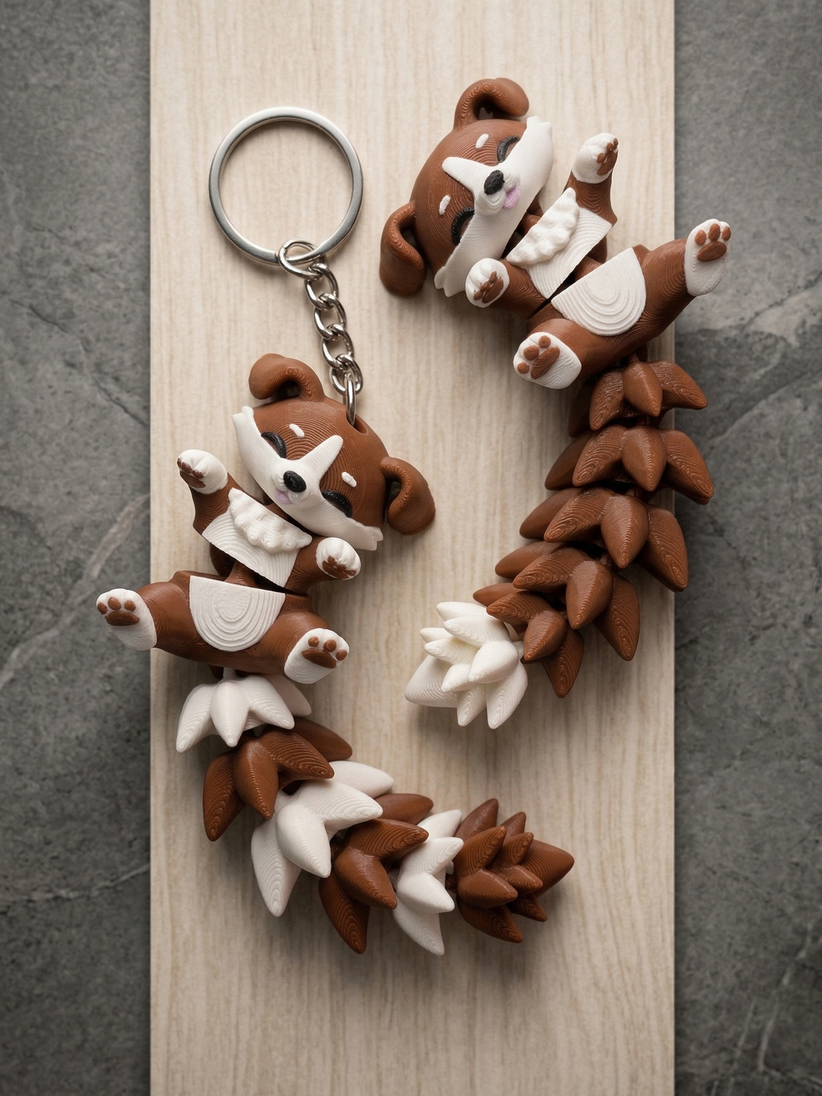 Fluffy Mascots™ Perrito Articulado