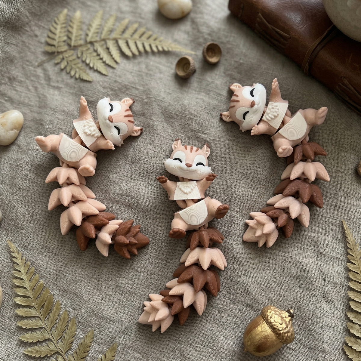 Fluffy Mascots™ Ardilla Articulada