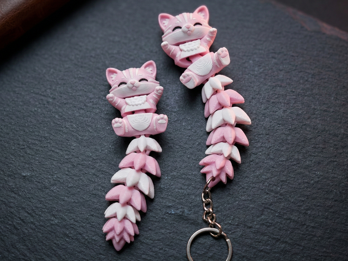Fluffy Mascots™ Gatito Articulado
