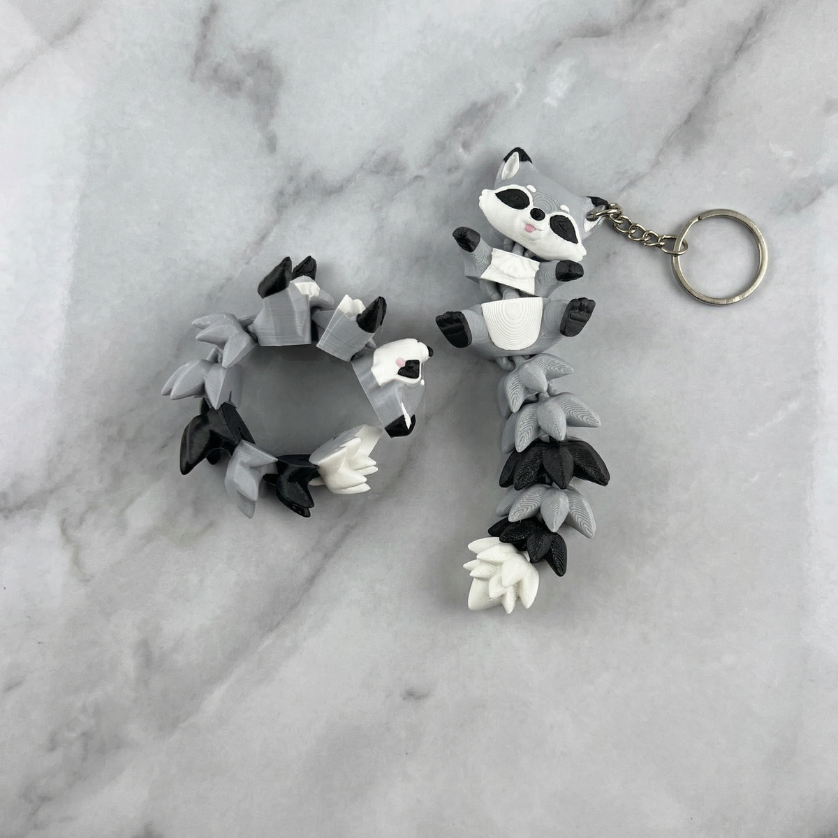 Fluffy Mascots™ Mapache Articulado