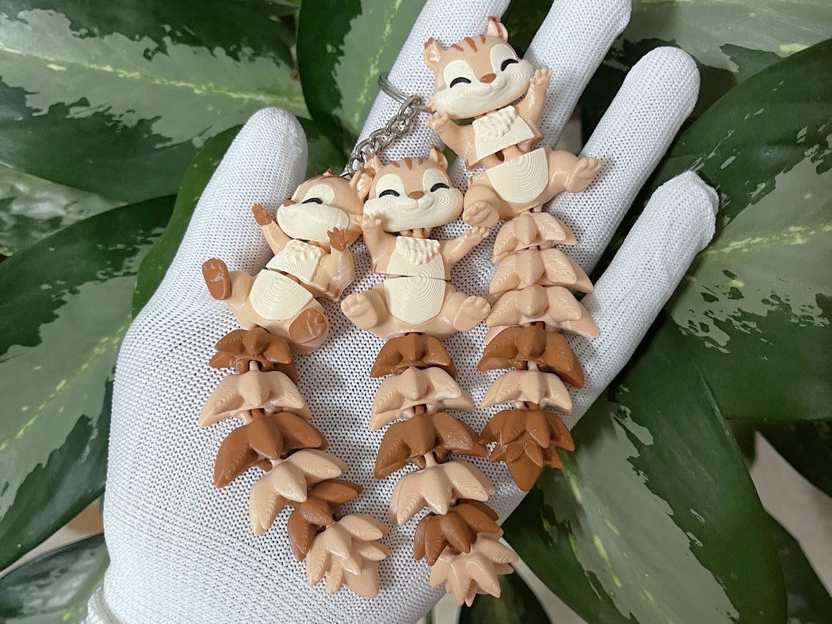 Fluffy Mascots™ Ardilla Articulada