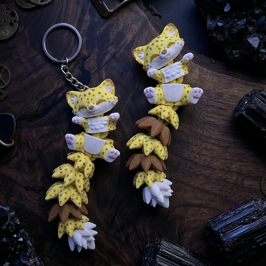 Fluffy Mascots™ Guepardo Articulado