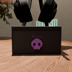 Kuromi headphone stand with drawer by Reimii
