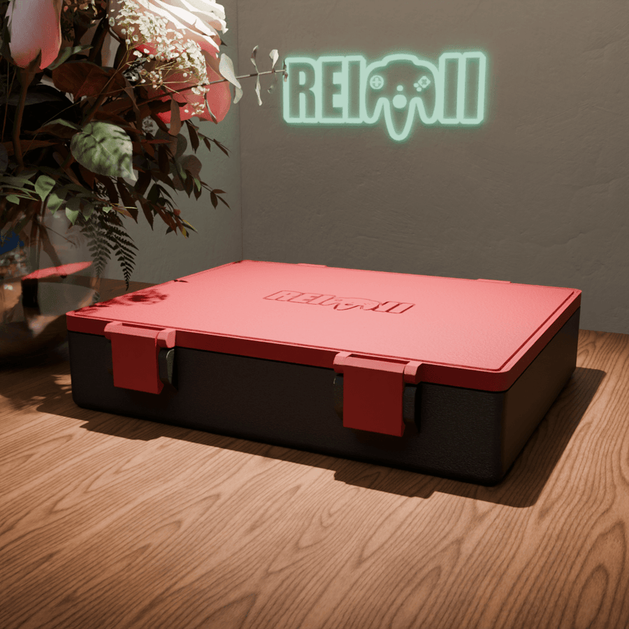 Caja de almacenamiento para tornillería y accesorios de bricolaje con diseño modular resistente
