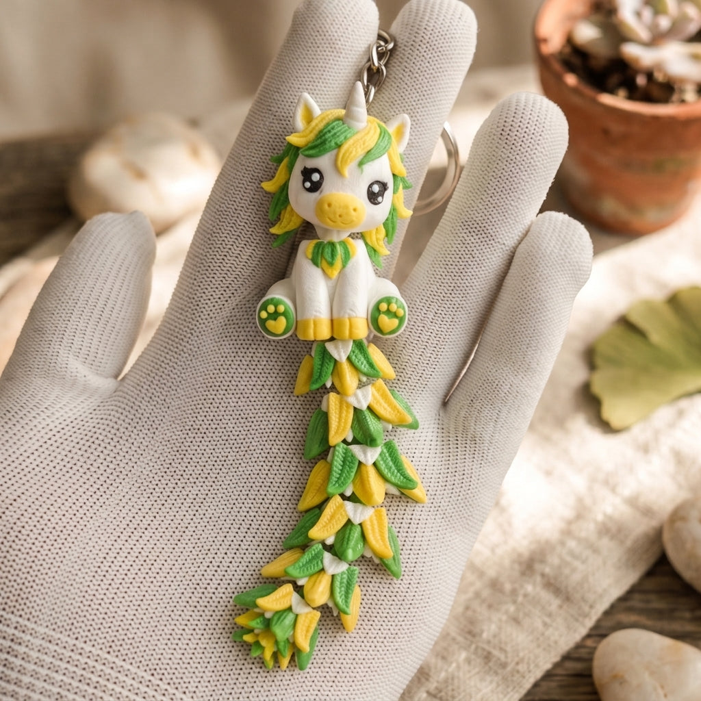 Fluffy Mascots™ Unicorn Keychain
